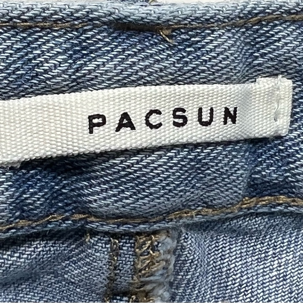 Pacsun High Rise Festival Distressed Cut Off Jean Shorts size 28 (Small, size 6) - Picture 7 of 13